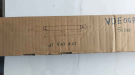 Wkładka topikowa  SIBA 50A  24kV  VDE 0670   T4  Made in Germany D-445 Dąbrowa Górnicza - zdjęcie 1