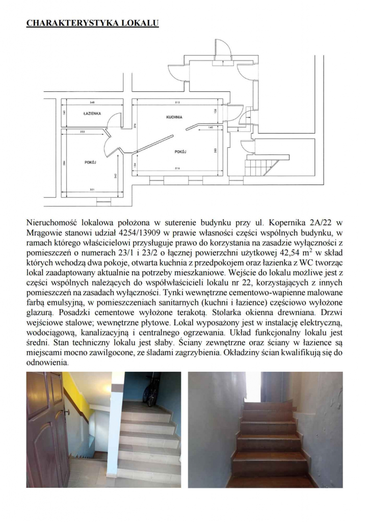 Syndyk sprzeda lokal Mragowo ul. Kopernika 2A/22 Pisz - zdjęcie 3