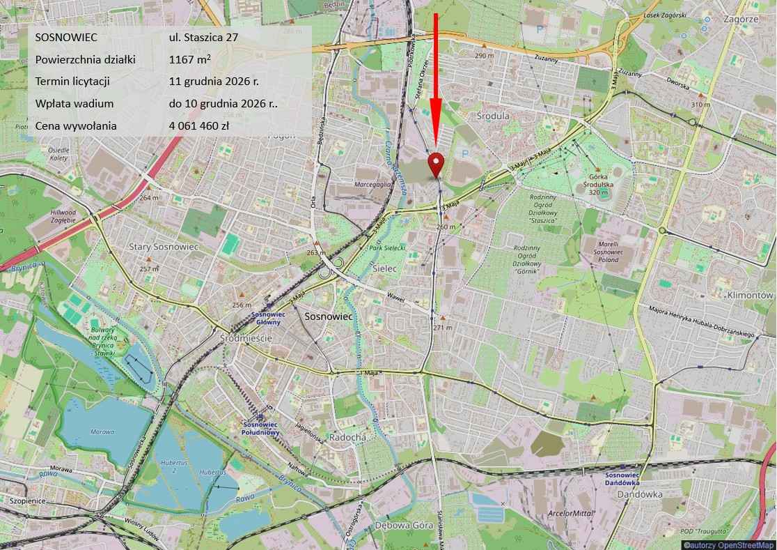 Licytacja, budynek usługowo-biurowy, Śląsk Sosnowiec - zdjęcie 5