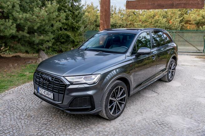 Audi Q7 Sline / mHEV 3.0 TFSI 340KM / Panorama / Black Edition / FV Ropczyce - zdjęcie 3