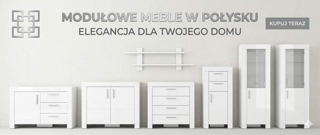 Nowa Kolekcja  Cezar w Matowej Bieli - Półka Cezar 25 Zabrze - zdjęcie 2