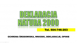 Wniosek, deklaracja Natura 2000, tel. 504-746-203, zaświadczenie RDOŚ. Psie Pole - zdjęcie 1