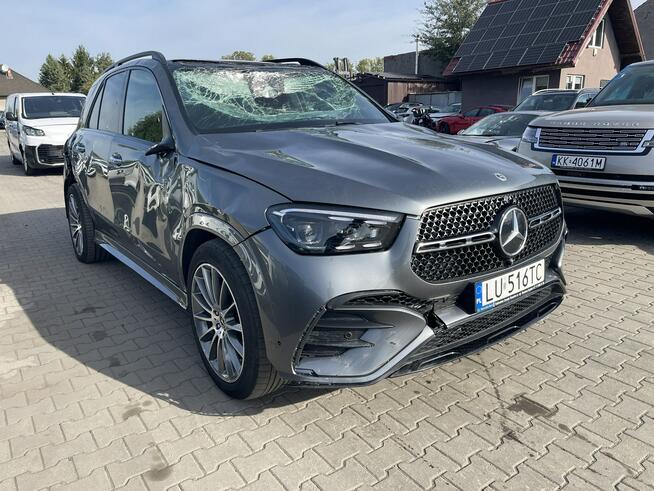 Mercedes GLE 450 Salon PL_AMG Line Premium Panorama Pneumatyka HUD Hak Gliwice - zdjęcie 9
