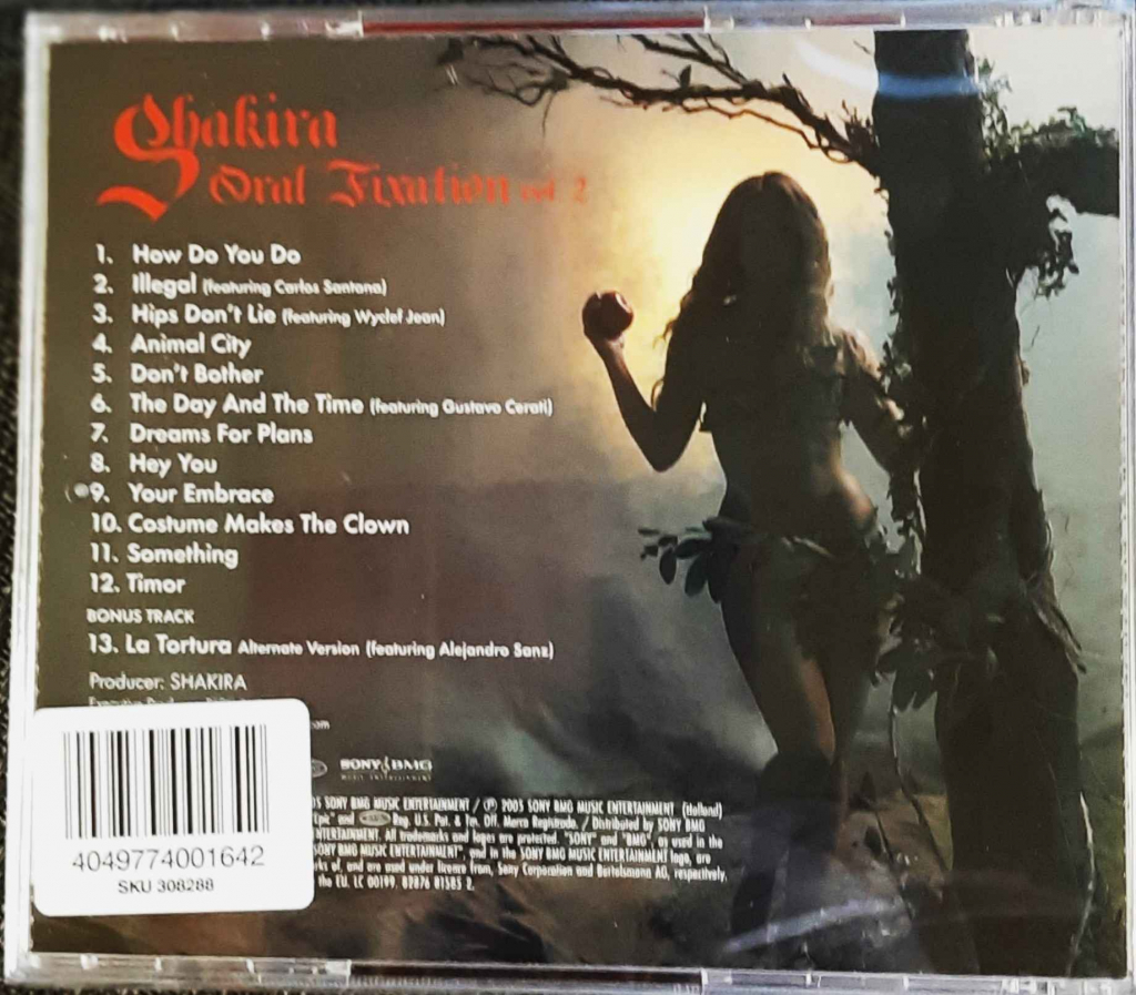 Polecam Wspaniały Album CD SHAKIRA - Oral Fixation Vol. 2 Katowice - zdjęcie 2