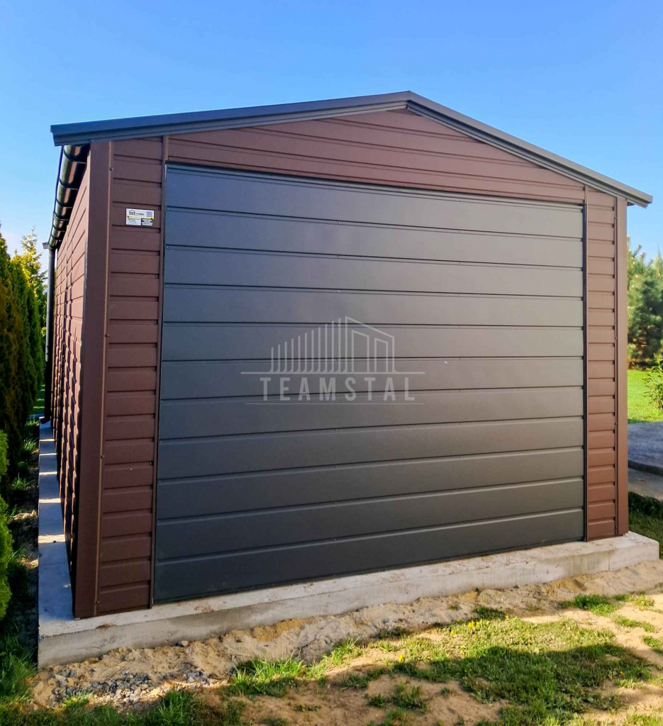 Garaż blaszany 3,5x5m - brama - drzwi - okno - rynna dach TS1070 Kalisz - zdjęcie 3