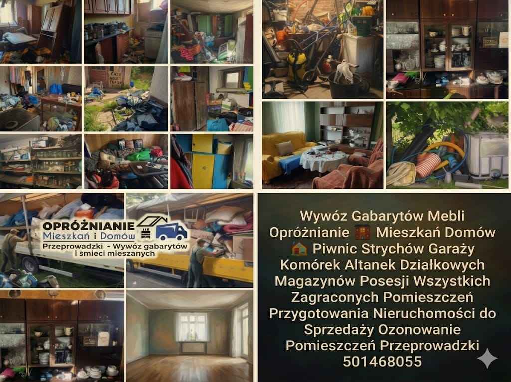 Opróżnianie Zagraconych Mieszkań Domów Pomieszczeń Gogolin - zdjęcie 2