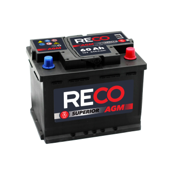 Akumulator RECO AGM RA56064 12V 60Ah 640A Koszalin - zdjęcie 1