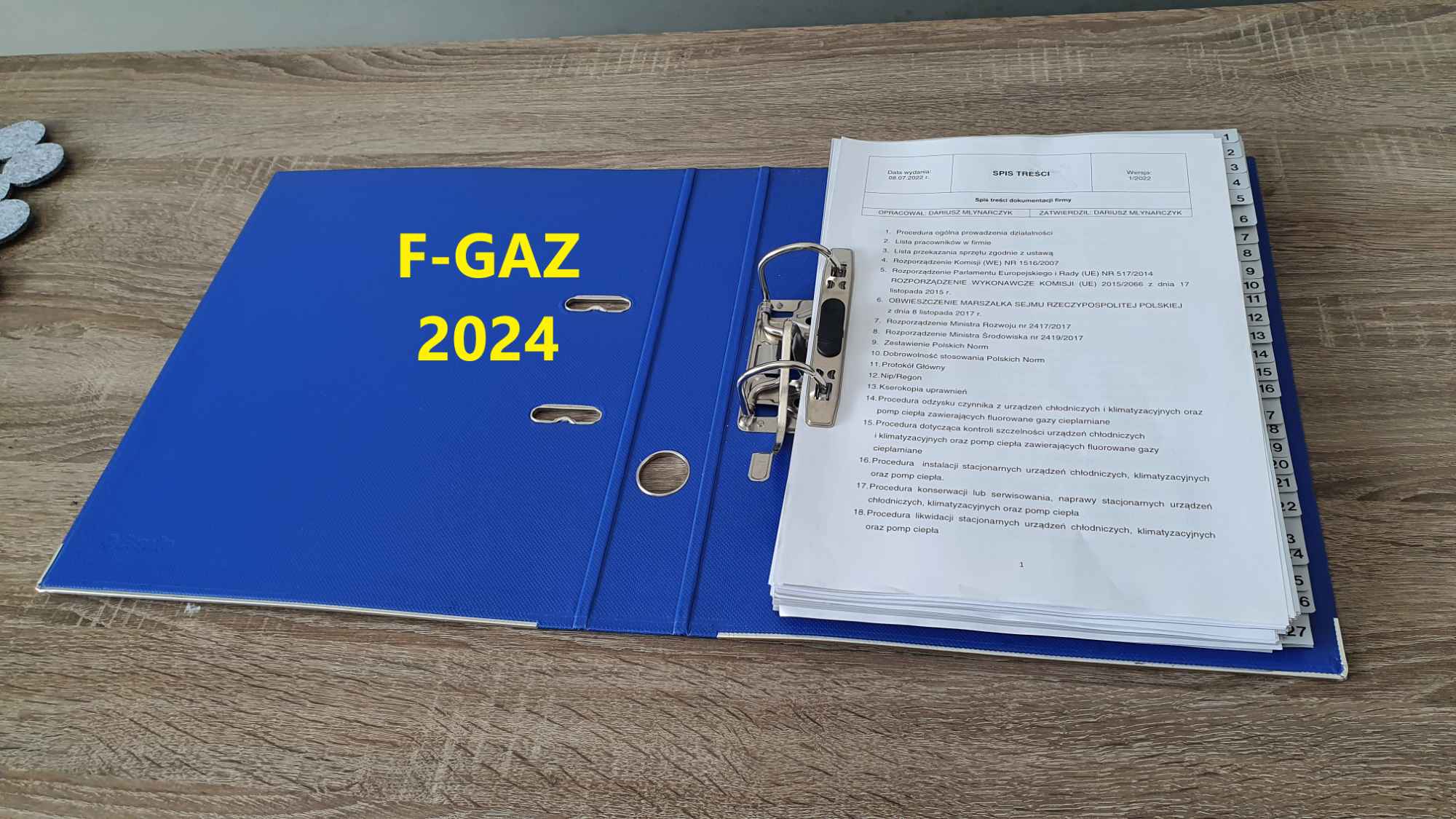 Procedury F-Gazowe F-Gaz fgaz aktualne 2024 - FV - automat 1 minuta Nowy Sącz - zdjęcie 2