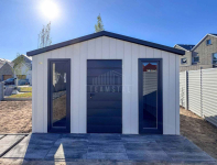 Domek ogrodowy 3x4 drzwi 4 x okno blachodachówka rynny dach TS1231 Września - zdjęcie 5