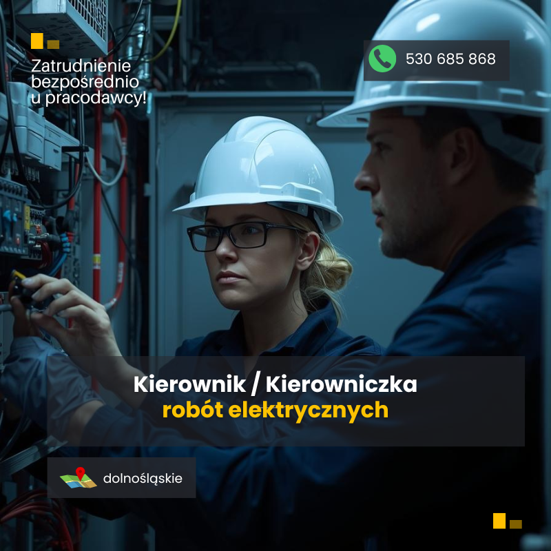 Kierownik / Kierowniczka Robót Elektrycznych Śródmieście - zdjęcie 1