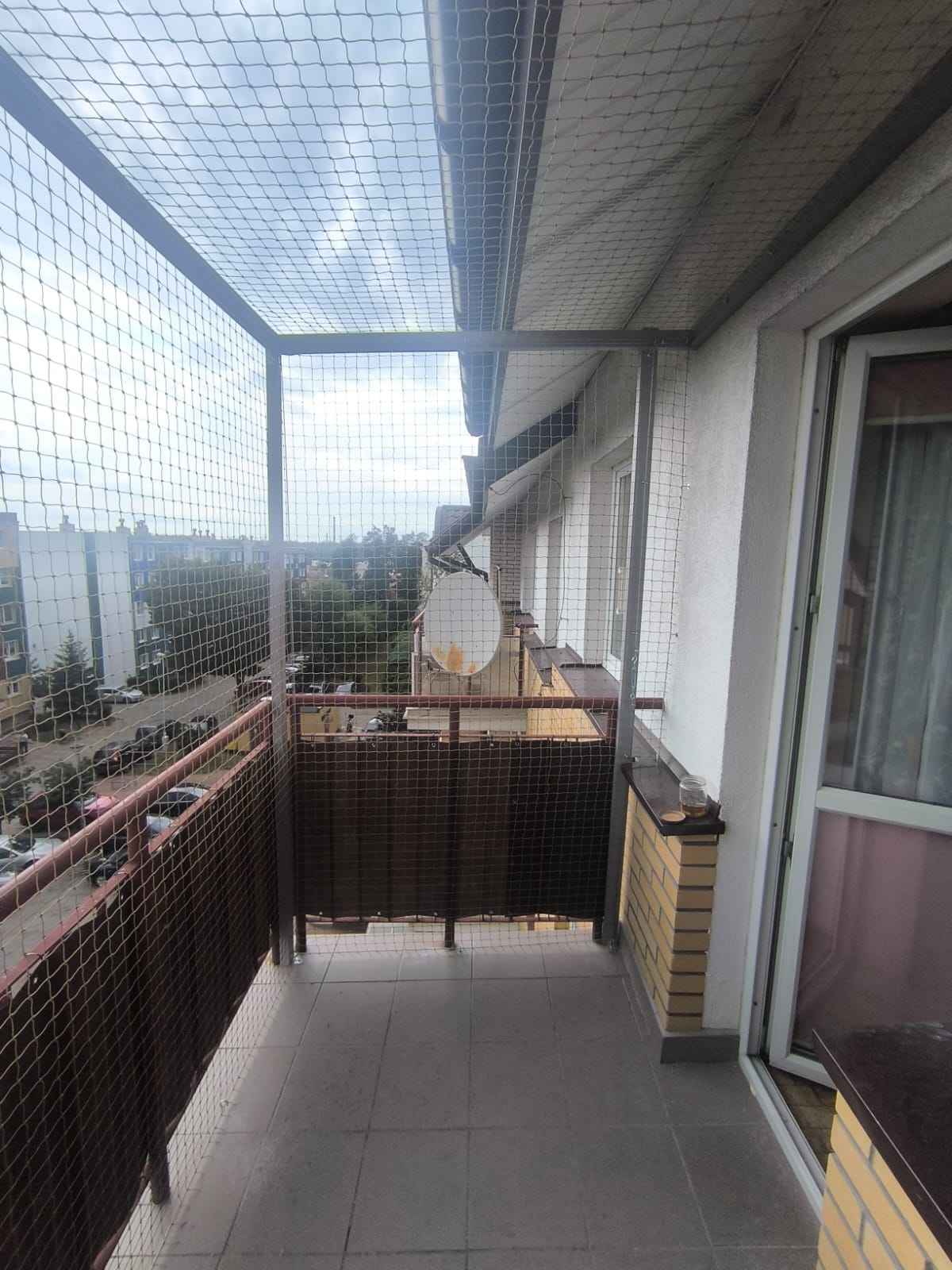 Zabezpieczamy balkony siatkami - bezpieczeństwo dla kotów Białystok - zdjęcie 5