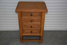 szafka z szufladami z drewna dębowego - super stan