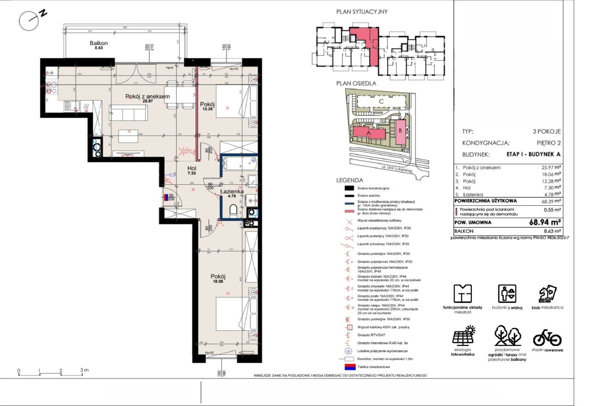 Na sprzedaż ofertę 3-pokojowego mieszkania Poznań - zdjęcie 9