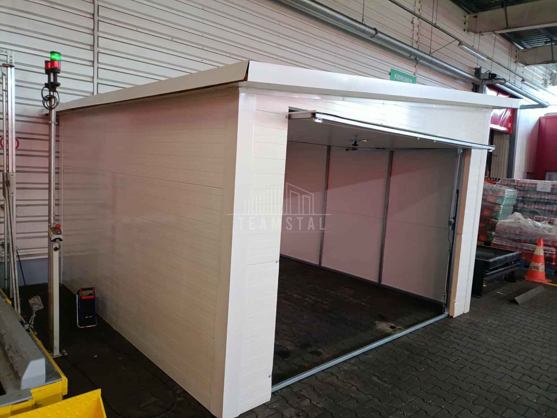 Garaż ocieplony z płyty warstwowej 3x3m brama płyta warstwowa TS1239 Mysłowice - zdjęcie 4