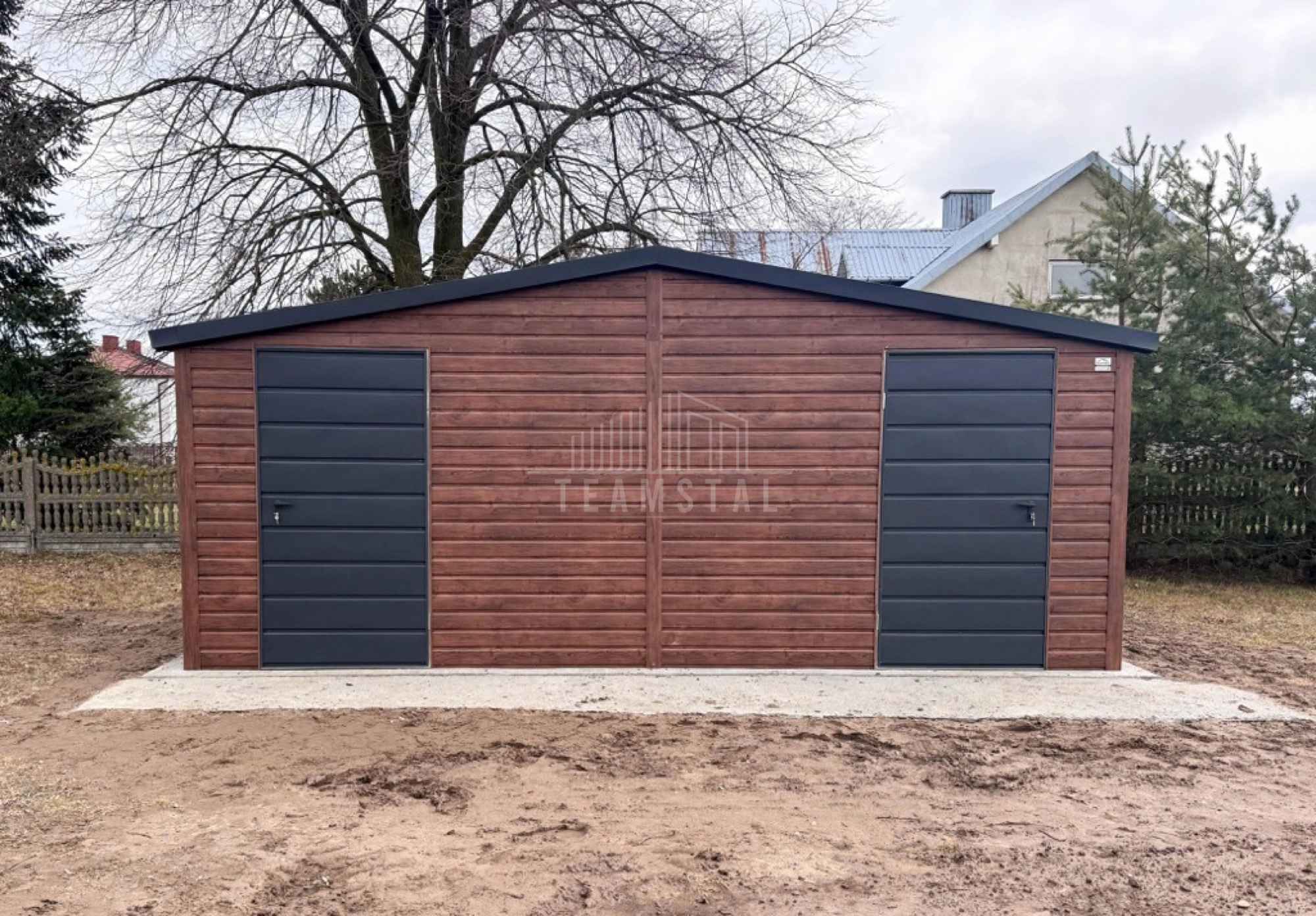 Schowek  - domek ogrodowy 6x4m - 2x drzwi - 4x okno  rynny dach TS1149 Jarocin - zdjęcie 5