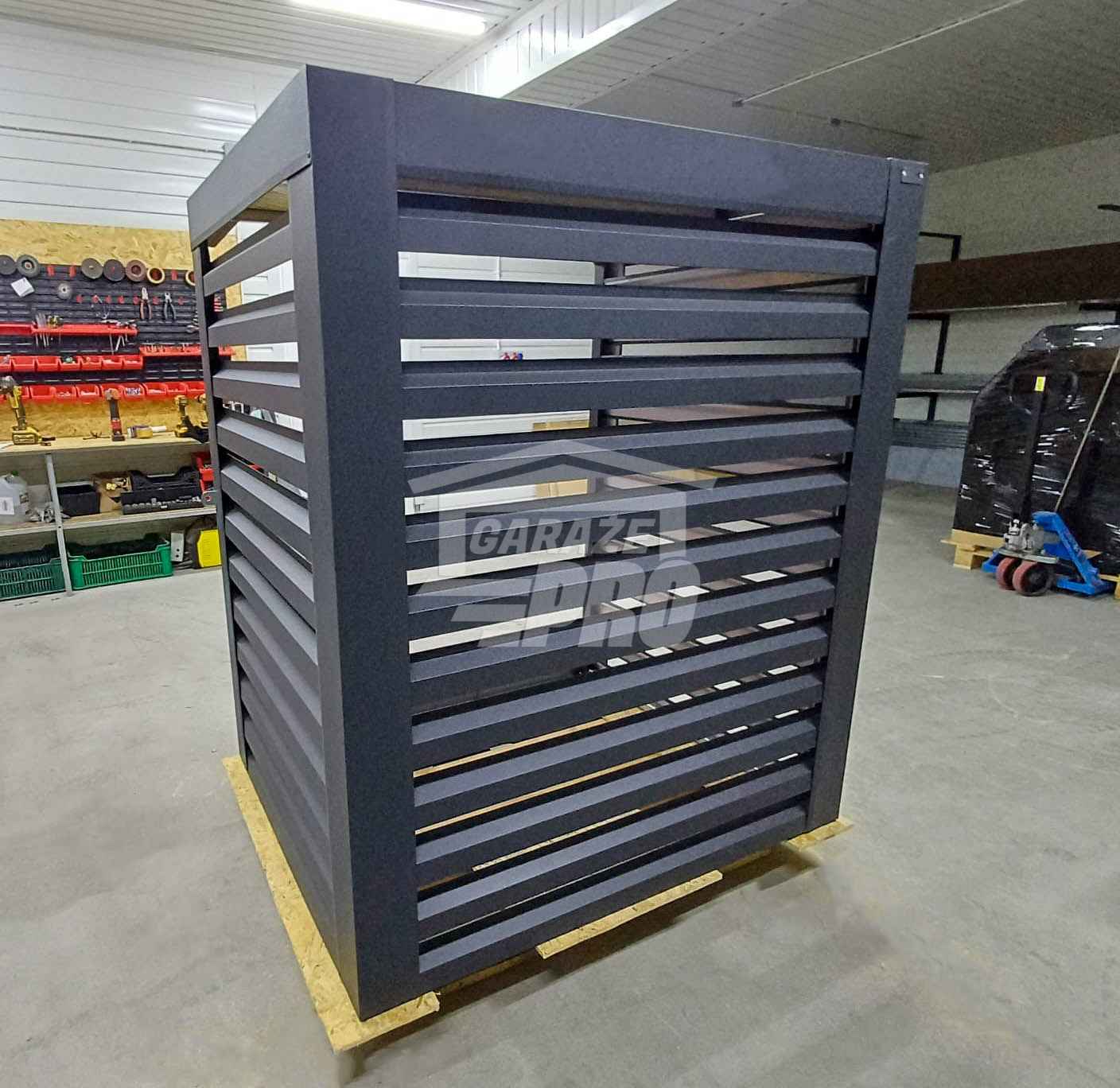 Osłona klimatyzatora – pompy ciepła 100x60x160 cm antracyt GP706 Łomża - zdjęcie 3