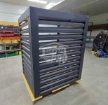 Osłona klimatyzatora – pompy ciepła 100x60x160 cm antracyt GP706 Łomża - zdjęcie 3