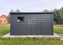 Schowek domek ogrodowy 4x3 m brama 2x okno dach rynna ID1112 Legnica - zdjęcie 10