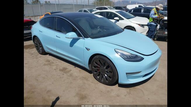 Tesla Model 3 LONG RANGE/PERFORMANCE / AWD / niski przebieg Wrocław - zdjęcie 1