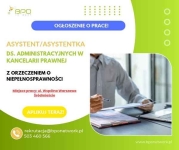 Asystent/ka ds. administracyjnych w kancelarii z orzeczeniem Warszawa Śródmieście - zdjęcie 2