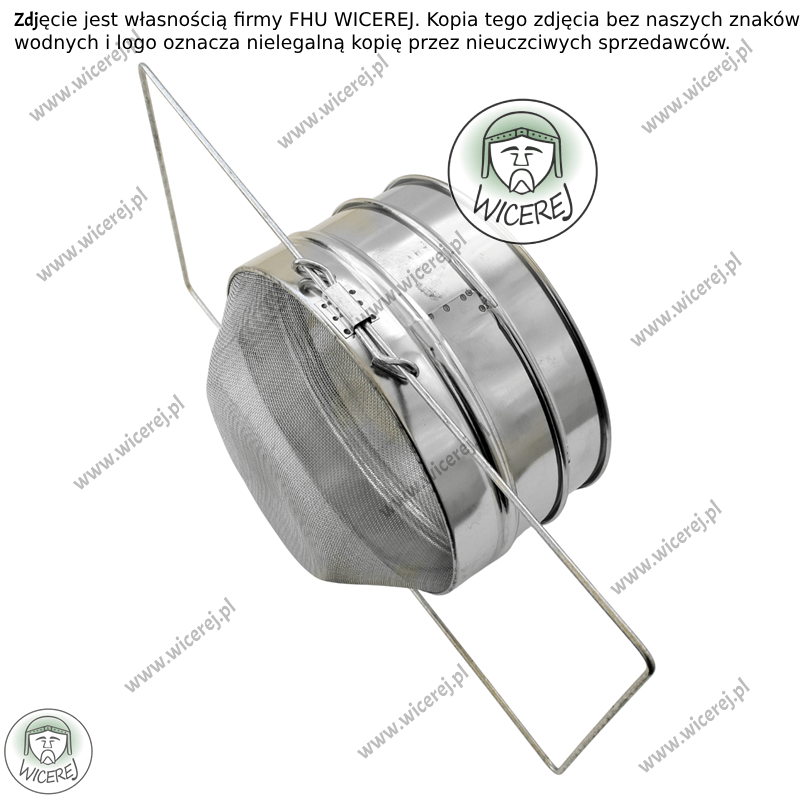 Sito do miodu podwójne wypukłe śr. 20cm filtr do miodu cedzak cedzidło Jaśliska - zdjęcie 8