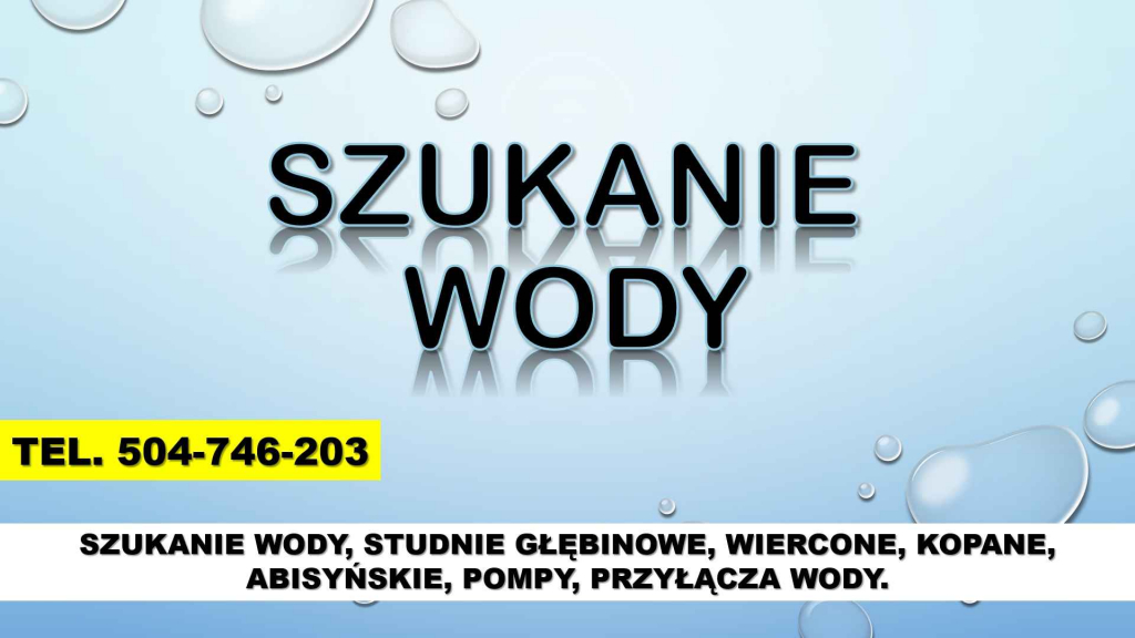 Szukanie wody, cena, t504-746-203, Wrocław. Wykrywanie wody na działce Psie Pole - zdjęcie 1