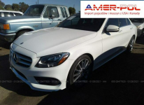 Mercedes C 300 2017, 2.0L, uszkodzony przód