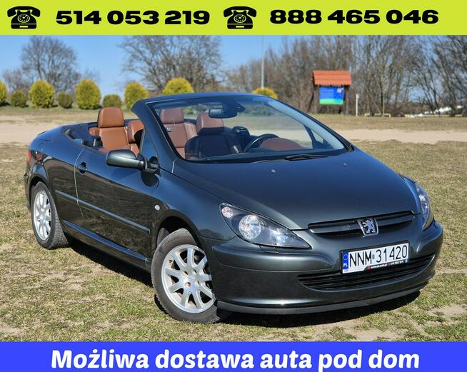 Peugeot 307 CC • benzyna • KABRIOLET • KAMERA COFANIA • ALU • KLIMA Nowe Miasto Lubawskie - zdjęcie 3