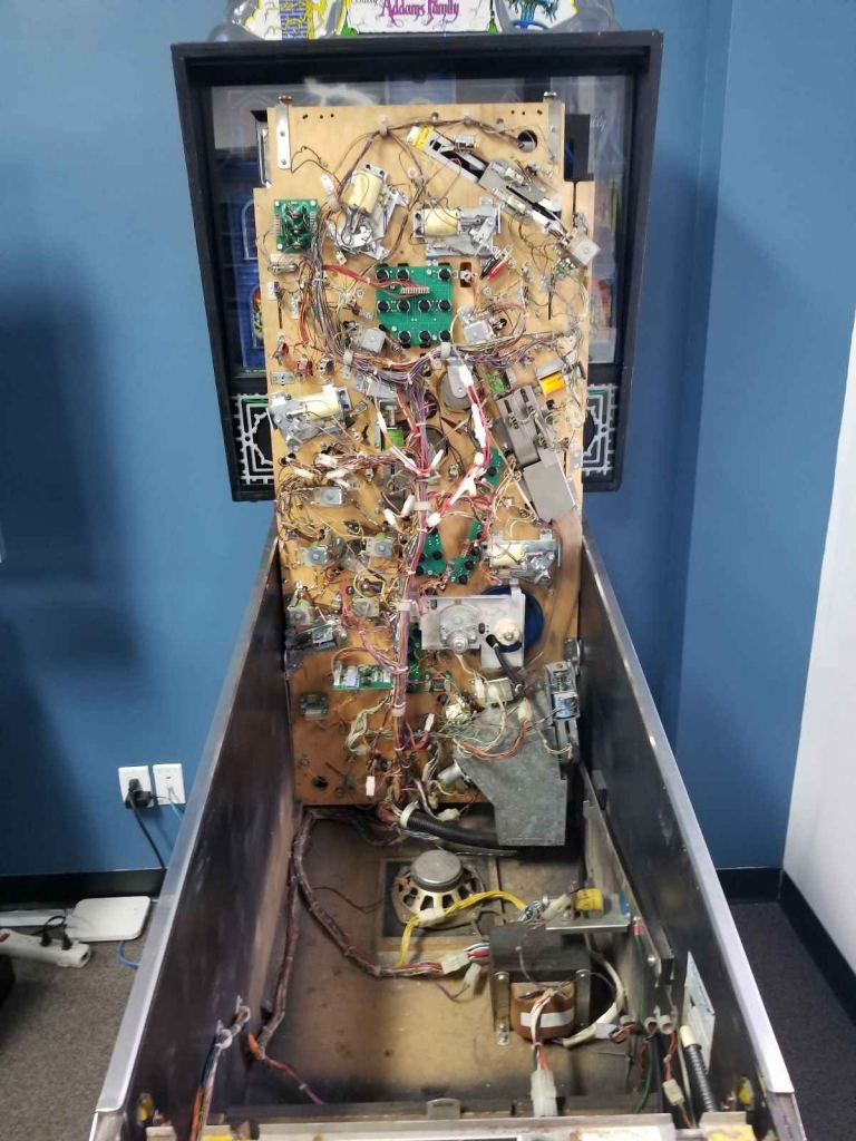 Bally Flipper Pinball Automat Addams Family Gry 1992 Rodzina Addams Wawer - zdjęcie 4