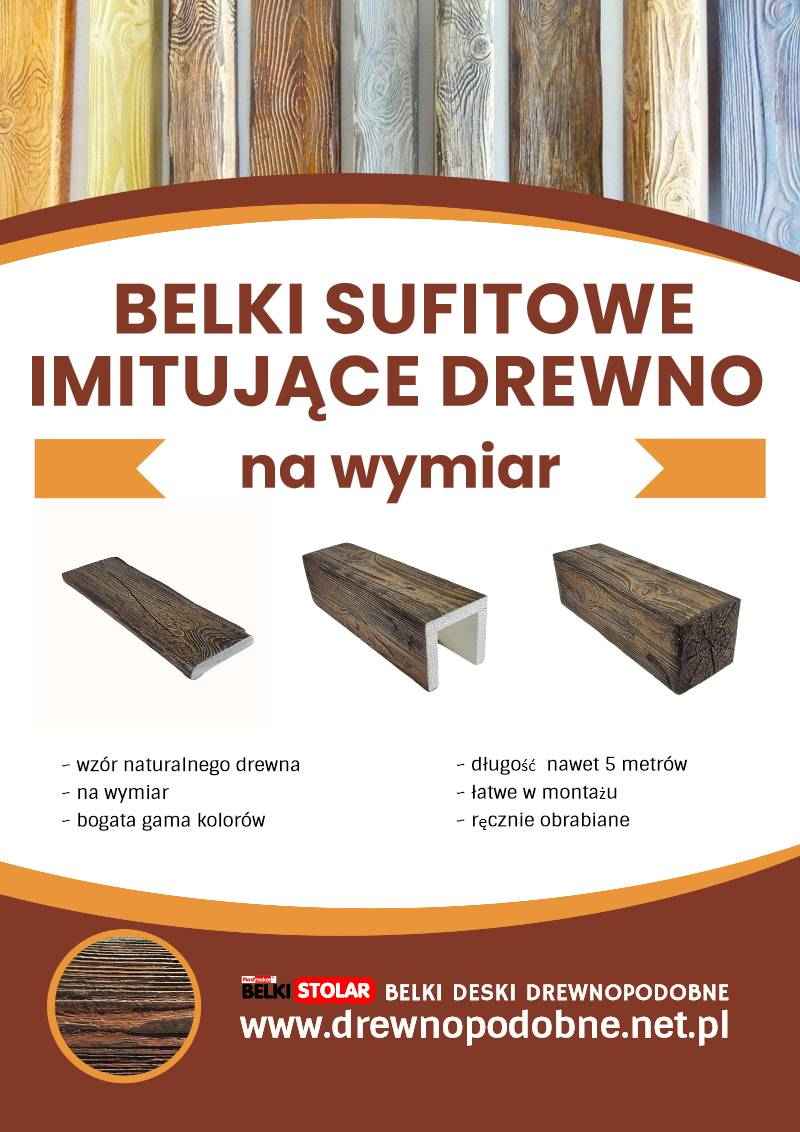 Drewnopodobna imitacja drewna (belki,deski) na wymiar Bemowo - zdjęcie 4