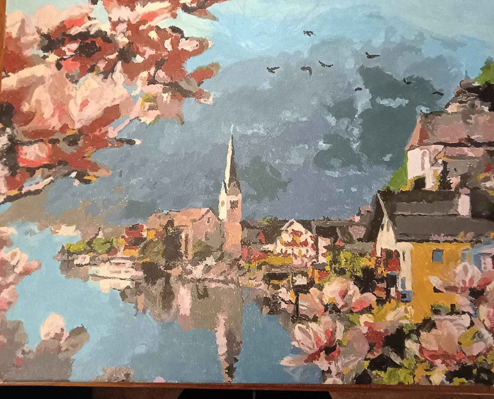 obrazy ręcznie malowane Śródmieście - zdjęcie 1