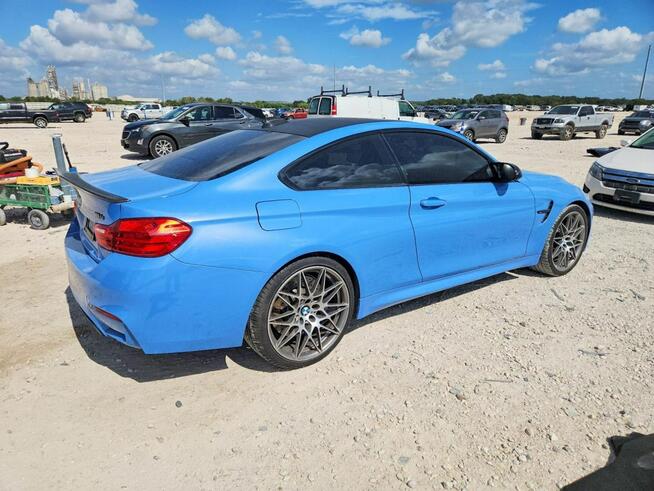 BMW M4 Yas Marina Blue / Automat / niski przebieg Warszawa - zdjęcie 4