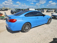 BMW M4 Yas Marina Blue / Automat / niski przebieg Warszawa - zdjęcie 4