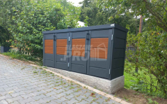 Zabudowa koszy na śmieci wiata śmietnikowa 235x65x110 cm 4x120L GP340 Białogrądy - zdjęcie 3