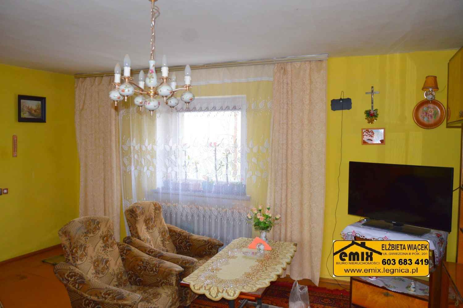 Dom w Niedaszowie k. Jawora, działka 2692m2, dwa garaże, dojazd asfalt Jawor - zdjęcie 4