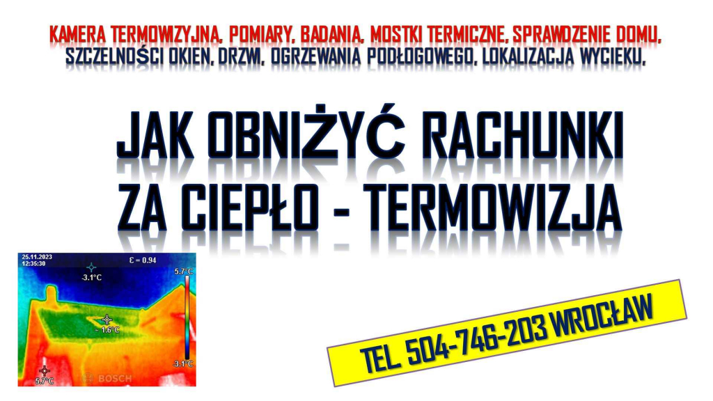 Zmniejszenie kosztów ogrzewania, tel. 504-746-203. Pomiary szczelności Psie Pole - zdjęcie 1