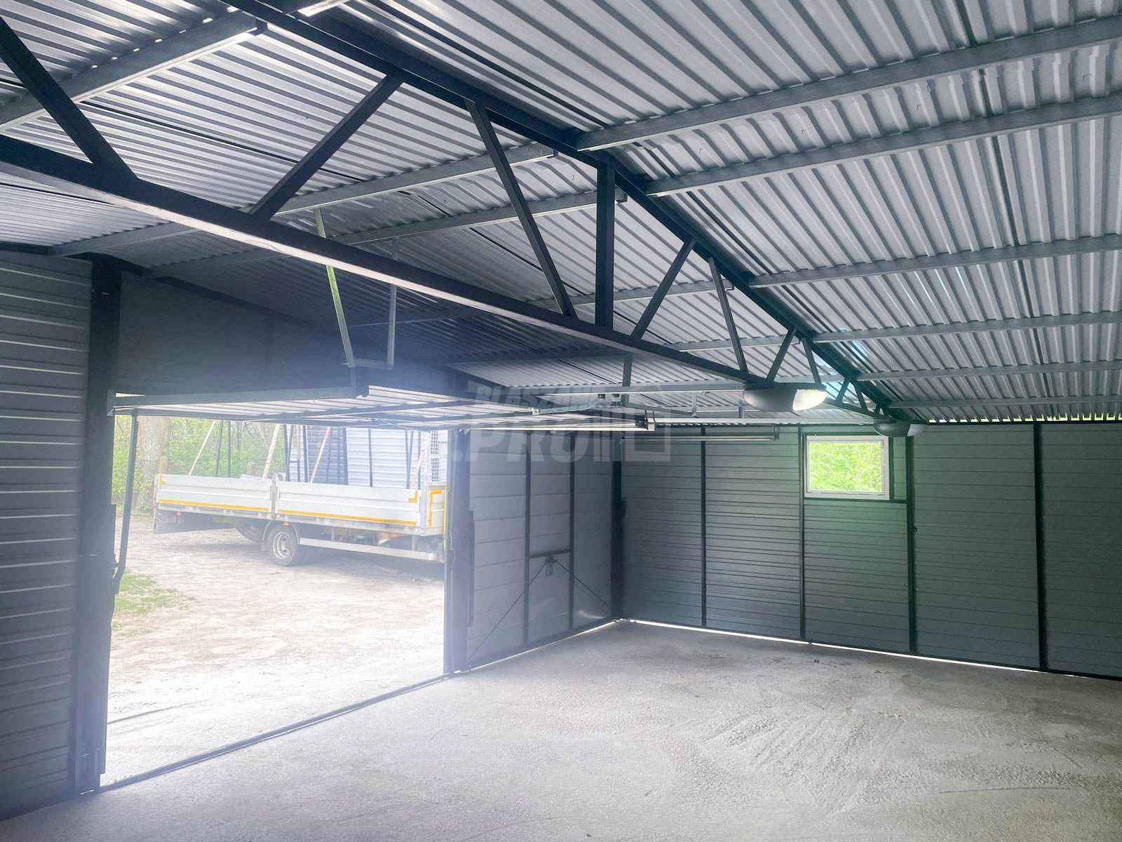 Garaż Blaszany 10x6m + wiata 4x6m 2x - 2x Okno - Drzwi - Rynny GP363 Bydgoszcz - zdjęcie 4