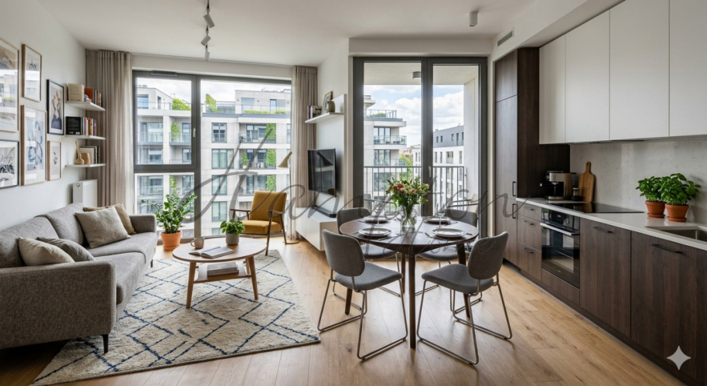 Nowoczesny Apartament | 2 Pokoje | balkon Wawer - zdjęcie 1