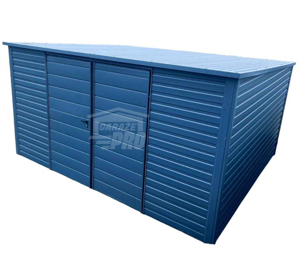 Domek Ogrodowy - Schowek 4 x 2,5 Brama Antracyt dach Spad w tył GP261 Miastko - zdjęcie 1