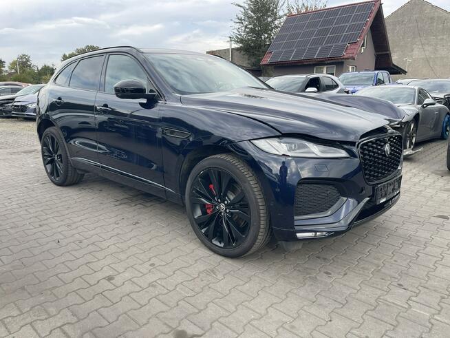 Jaguar F-PACE P400 Sport AWD mHEV Kamery360 Skóra Pamięć Meridian Gliwice - zdjęcie 2