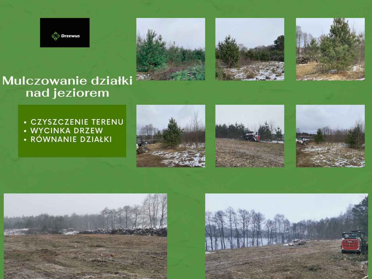 Czyszczenie działki i przygotowanie terenu pod budowę  -DRZEWUS Gdańsk - zdjęcie 3
