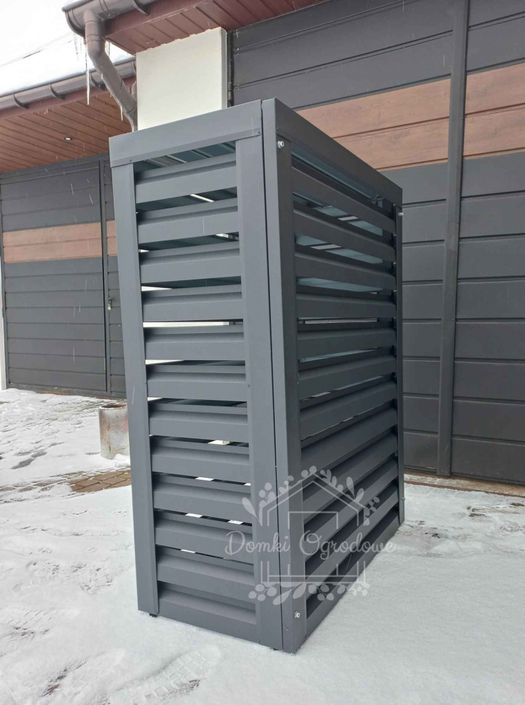 Osłona pompy ciepła 90x40x140 cm antracyt ID480 Nowy Dwór Mazowiecki - zdjęcie 5