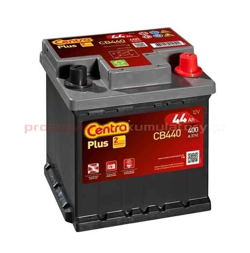 Akumulator Centra Plus 44Ah 400A P+ Kilińskiego 51 Słupsk Słupsk - zdjęcie 1