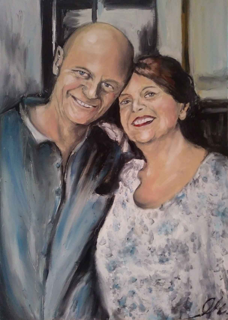 Portret olejny na płótnie na zamówienie Śródmieście - zdjęcie 3