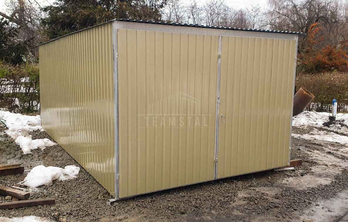 Garaż blaszany 3x5m II Gatunek blaszak na budowę wolnostojący TS1172 Nowe Miasto - zdjęcie 4