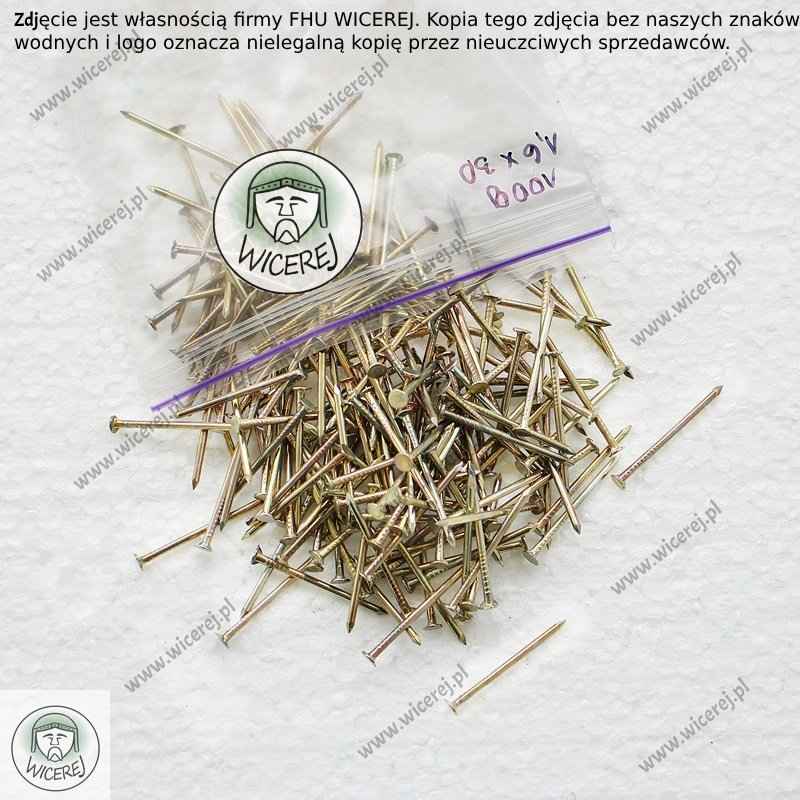 Gwoździe do zbijania ramek 1,6 x 30mm - 100g stal ocynkowana Jaśliska - zdjęcie 1