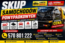 Skup samochodów powypadkowych | Skup aut uszkodzonych | Dojazd lawetą