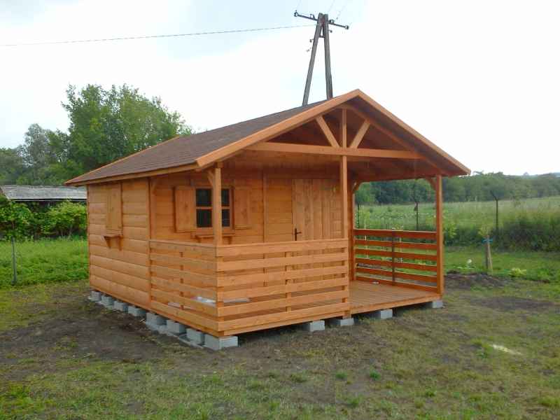 Domek drewniany 4x3 + 4x2 Gorlice - zdjęcie 1