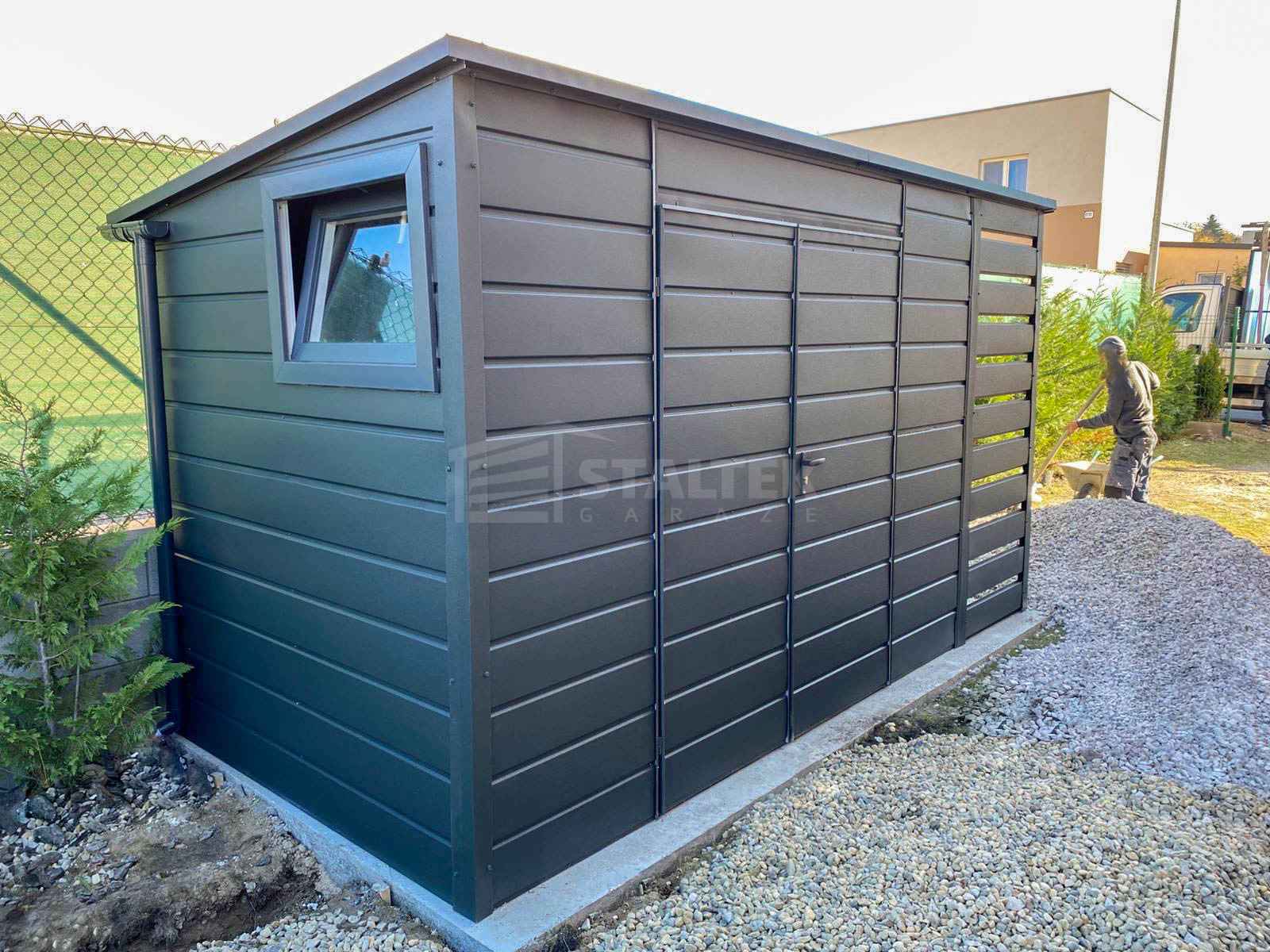 Schowek Domek Ogrodowy 3,2×2 Wiata 0,7×2 Brama Okno Rynny Dach  ST221 Radom - zdjęcie 2