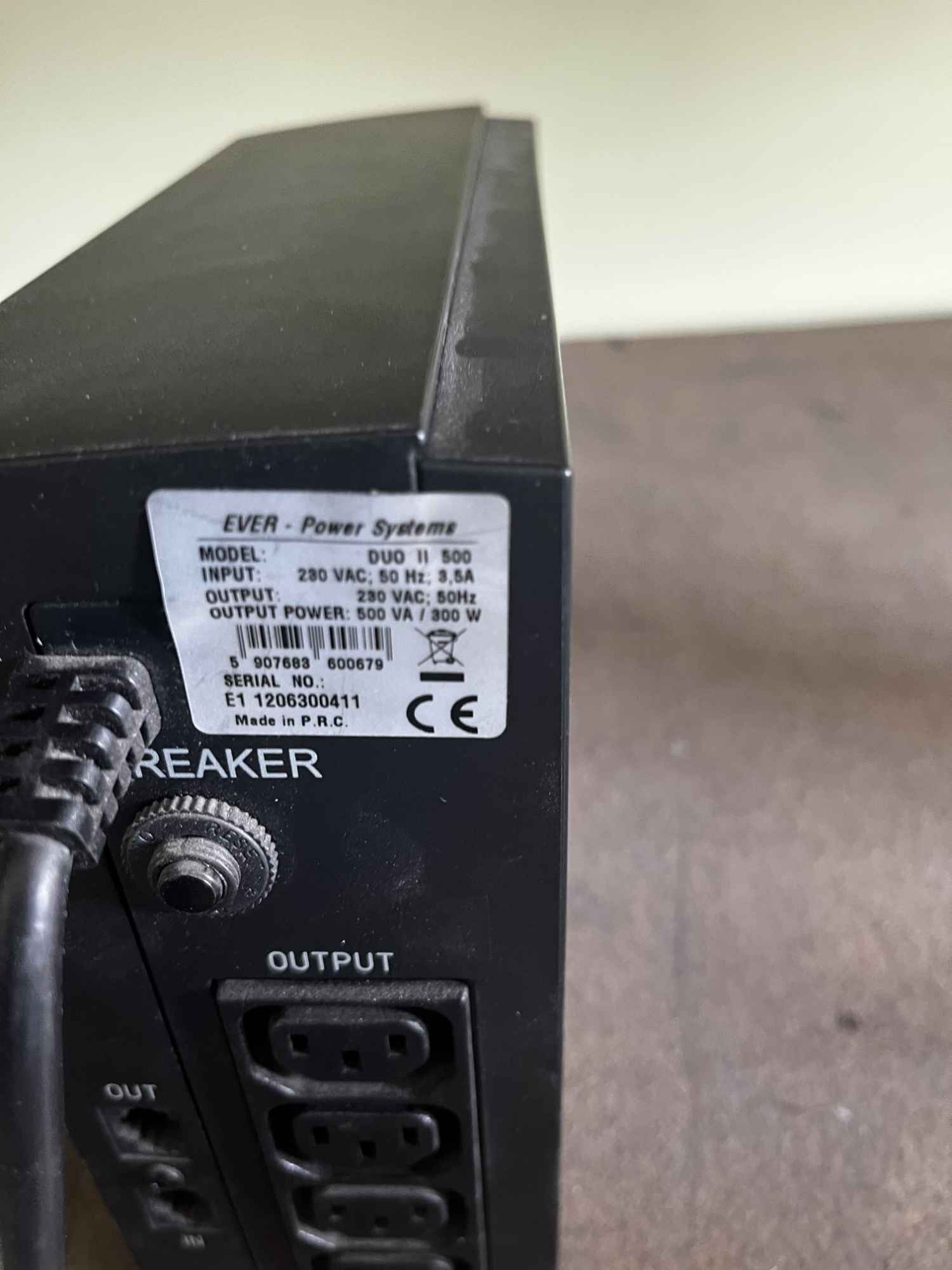 Sprzedam zasilacz EVER Power System DUO II 500 Nowa Huta - zdjęcie 2